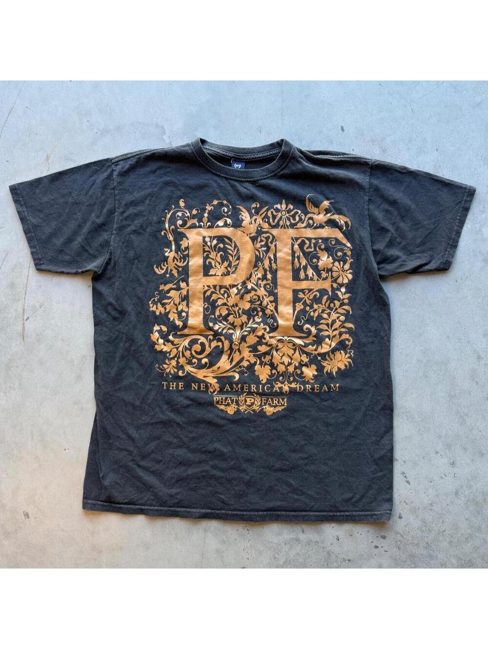 y2k phat farm graphic tee
